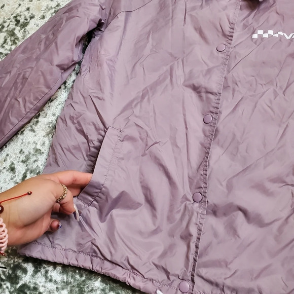 Vans Purple Snap Button Windbreaker Jacket - Picture 3 of 8